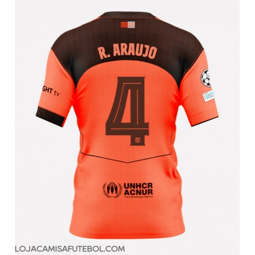 Camisa de Futebol Barcelona Ronald Araujo #4 Equipamento Alternativo 2025-26 Manga Curta